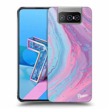 Husă pentru Asus Zenfone 7 ZS670KS - Pink liquid