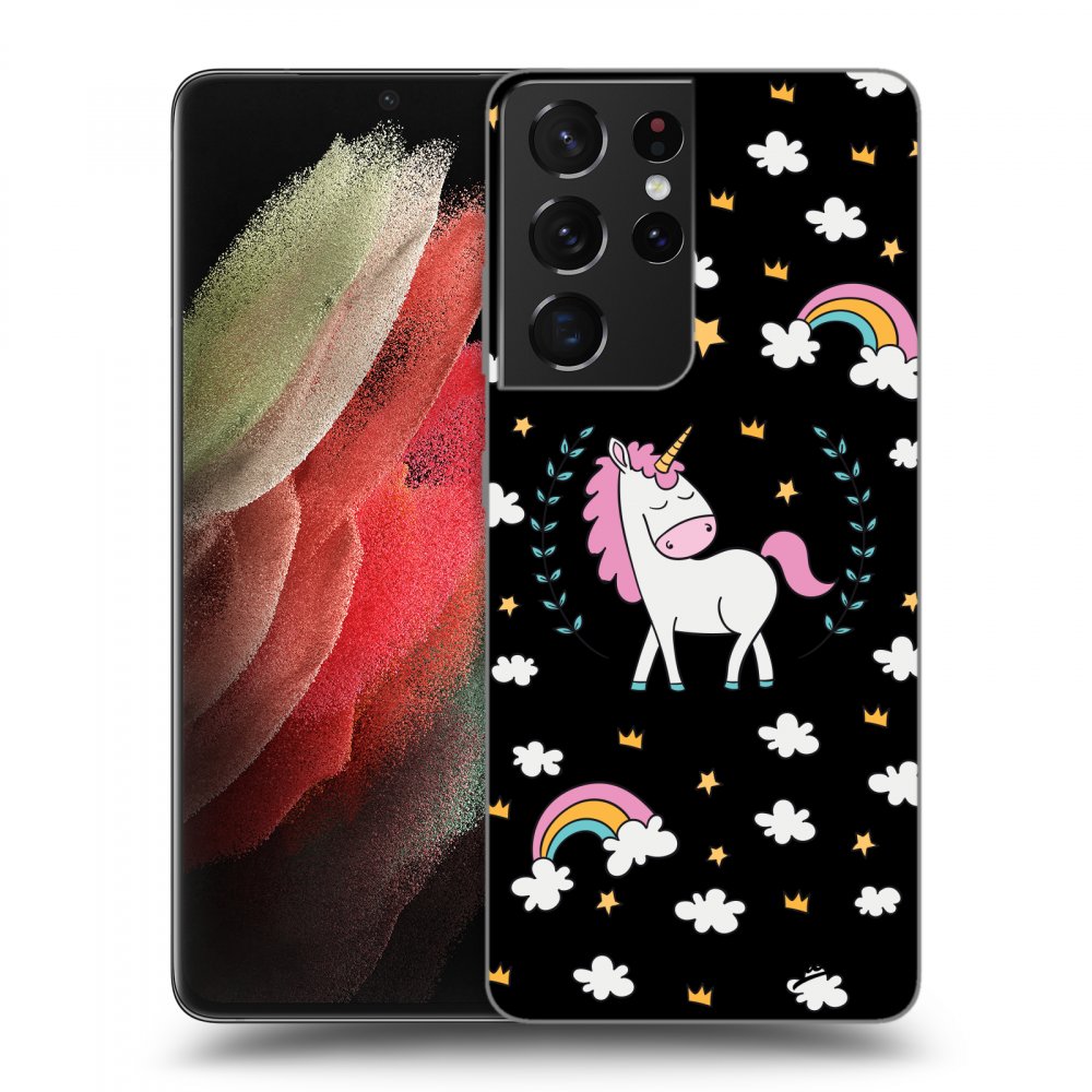 Picasee ULTIMATE CASE pentru Samsung Galaxy S21 Ultra 5G G998B - Unicorn star heaven