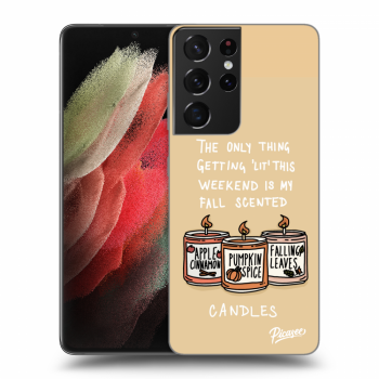 Husă pentru Samsung Galaxy S21 Ultra 5G G998B - Candles