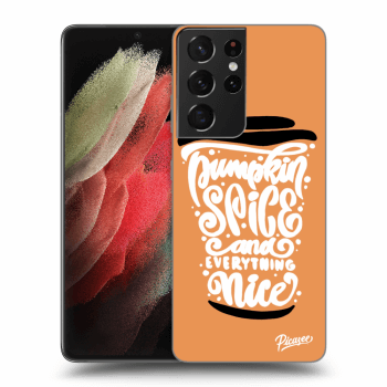 Husă pentru Samsung Galaxy S21 Ultra 5G G998B - Pumpkin coffee