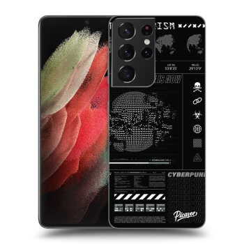 Picasee husă neagră din silicon pentru Samsung Galaxy S21 Ultra 5G G998B - FUTURE