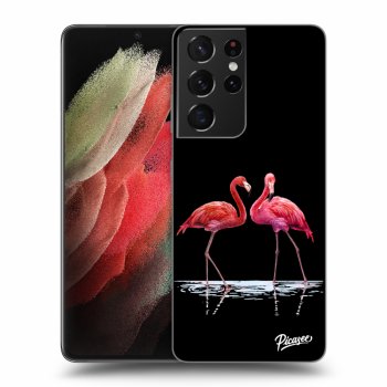 Husă pentru Samsung Galaxy S21 Ultra 5G G998B - Flamingos couple