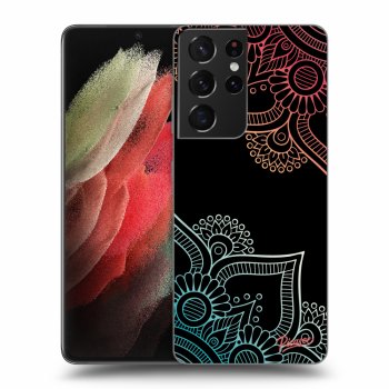 Husă pentru Samsung Galaxy S21 Ultra 5G G998B - Flowers pattern