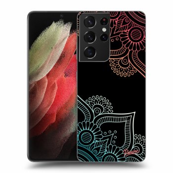 Husă pentru Samsung Galaxy S21 Ultra 5G G998B - Flowers pattern