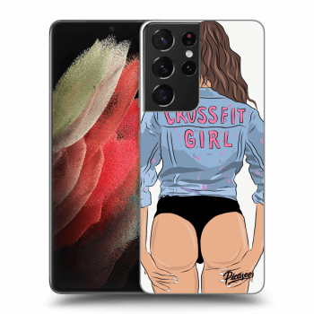 Picasee ULTIMATE CASE pentru Samsung Galaxy S21 Ultra 5G G998B - Crossfit girl - nickynellow