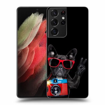 Husă pentru Samsung Galaxy S21 Ultra 5G G998B - French Bulldog