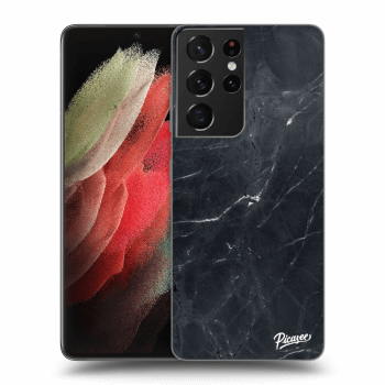 Husă pentru Samsung Galaxy S21 Ultra 5G G998B - Black marble