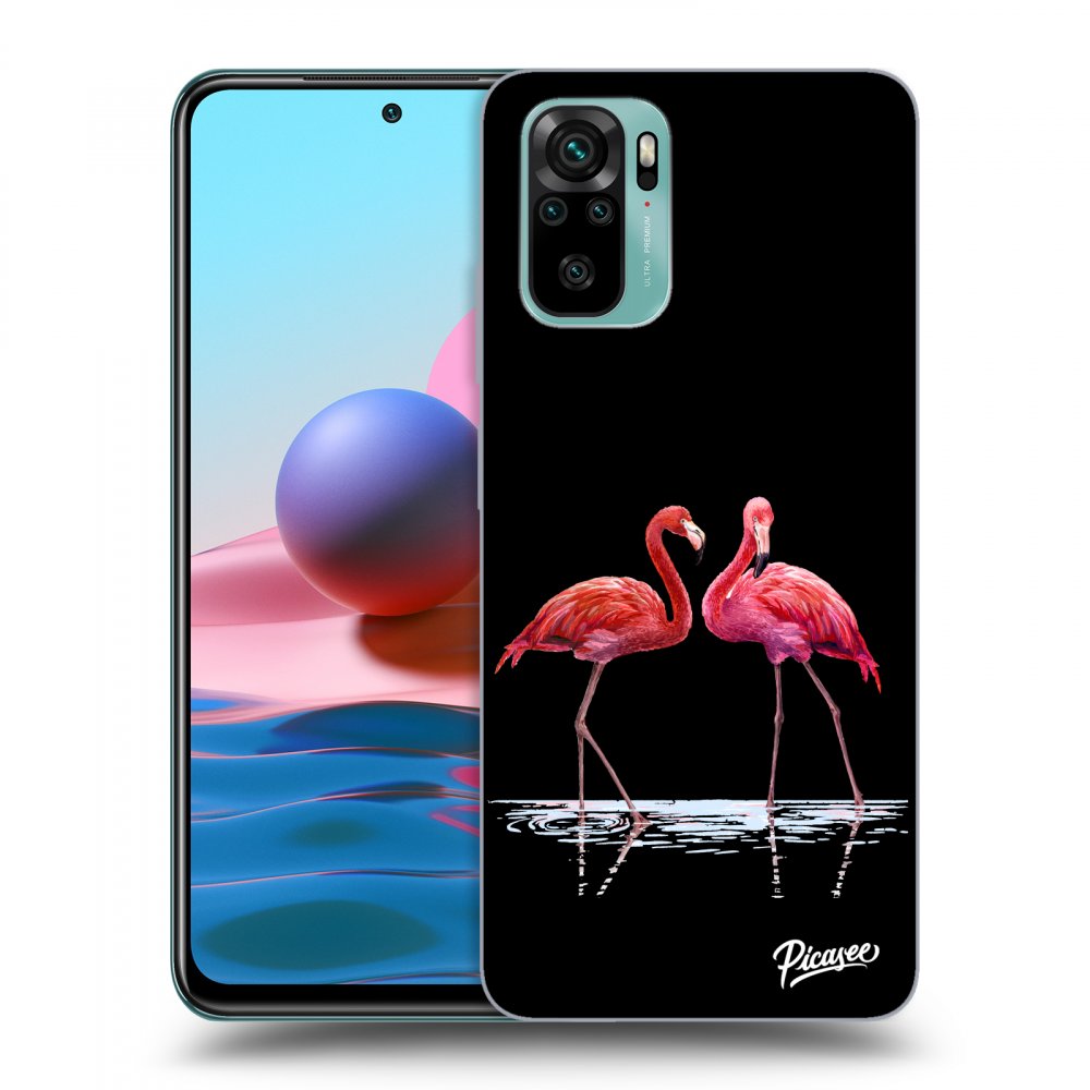 Picasee ULTIMATE CASE pentru Xiaomi Redmi Note 10 - Flamingos couple
