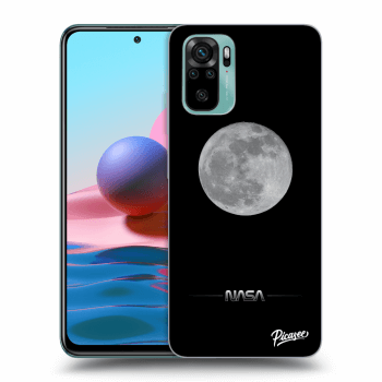 Picasee husă neagră din silicon pentru Xiaomi Redmi Note 10 - Moon Minimal