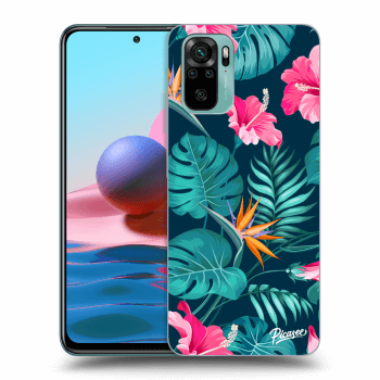 Husă pentru Xiaomi Redmi Note 10 - Pink Monstera