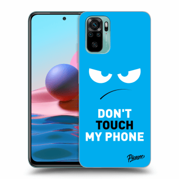 Picasee ULTIMATE CASE pentru Xiaomi Redmi Note 10 - Angry Eyes - Blue