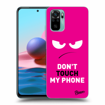Picasee ULTIMATE CASE pentru Xiaomi Redmi Note 10 - Angry Eyes - Pink