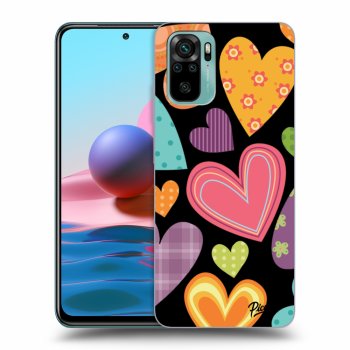Husă pentru Xiaomi Redmi Note 10 - Colored heart