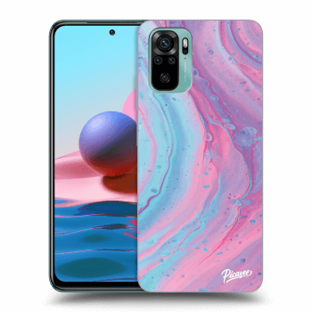 Husă pentru Xiaomi Redmi Note 10 - Pink liquid