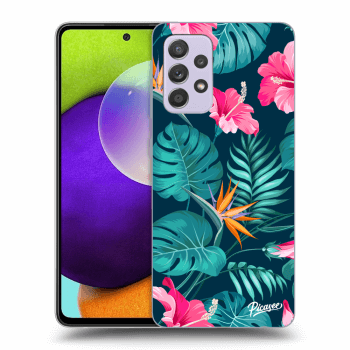 Husă pentru Samsung Galaxy A52 5G A525F - Pink Monstera