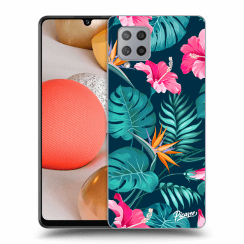 Husă pentru Samsung Galaxy A42 A426B - Pink Monstera