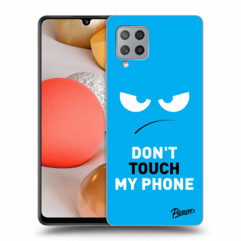 Picasee ULTIMATE CASE pentru Samsung Galaxy A42 A426B - Angry Eyes - Blue