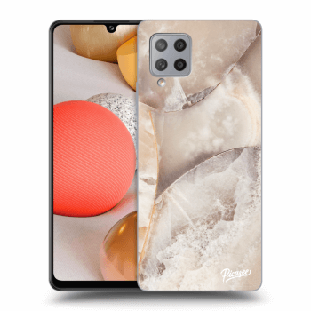 Picasee ULTIMATE CASE pentru Samsung Galaxy A42 A426B - Cream marble
