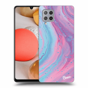 Husă pentru Samsung Galaxy A42 A426B - Pink liquid