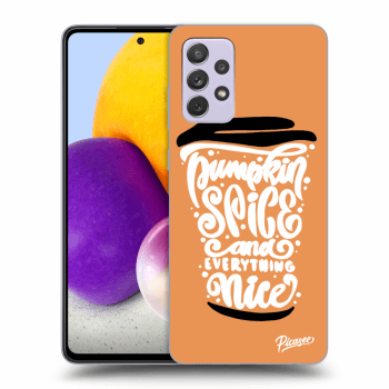 Husă pentru Samsung Galaxy A72 A725F - Pumpkin coffee