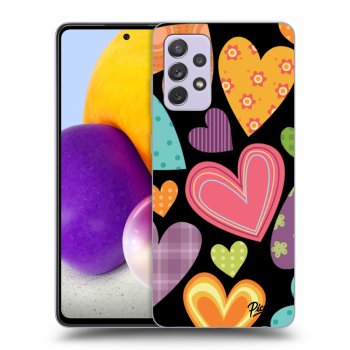 Husă pentru Samsung Galaxy A72 A725F - Colored heart