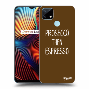 Picasee husă neagră din silicon pentru Realme 7i - Prosecco then espresso