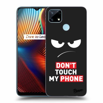 Husă pentru Realme 7i - Angry Eyes - Transparent