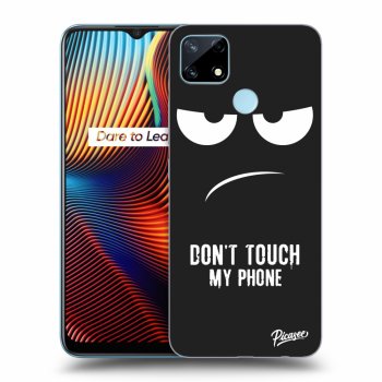 Picasee husă neagră din silicon pentru Realme 7i - Don't Touch My Phone
