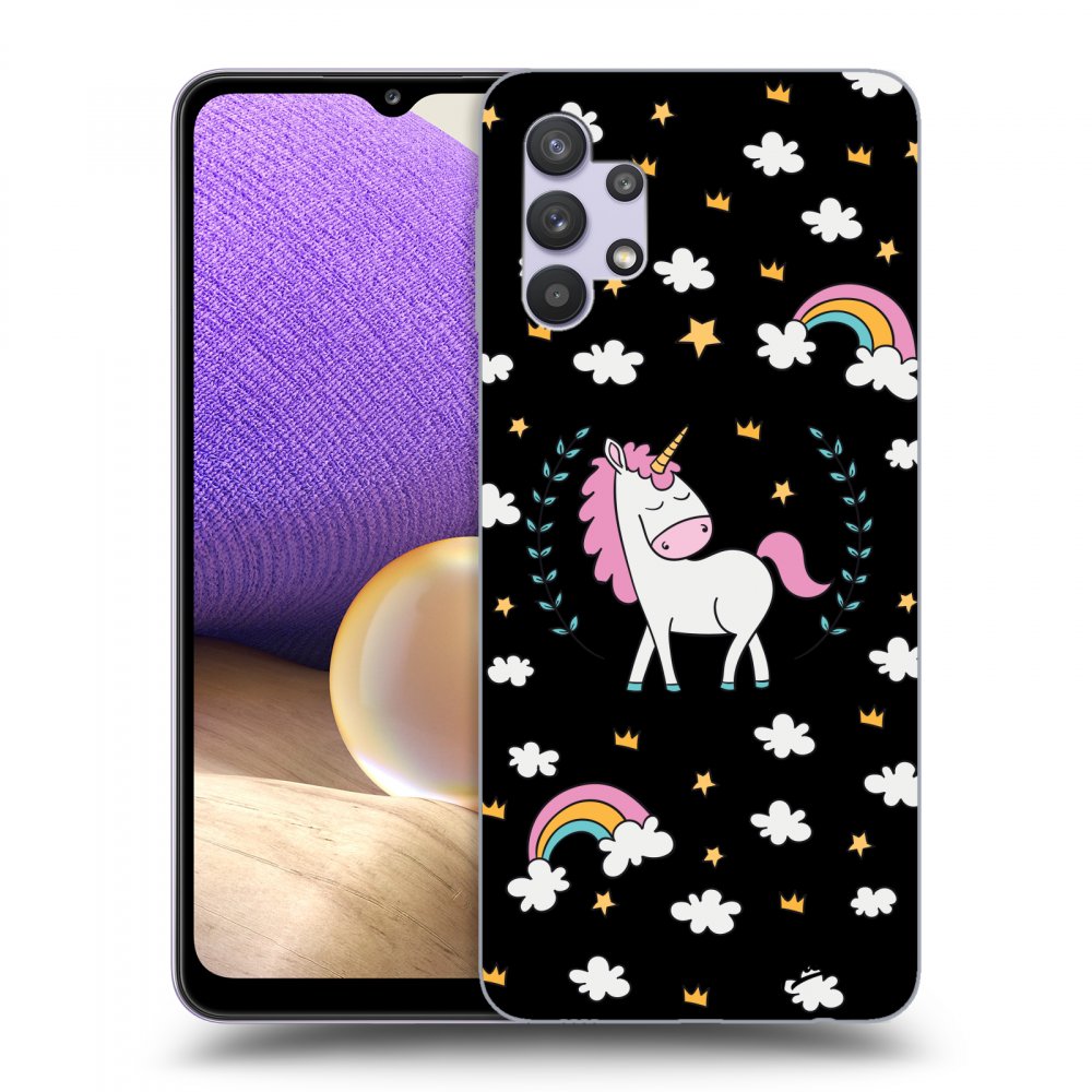 Picasee ULTIMATE CASE pentru Samsung Galaxy A32 5G A326B - Unicorn star heaven