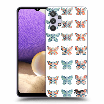 Picasee husă transparentă din silicon pentru Samsung Galaxy A32 5G A326B - Butterflies