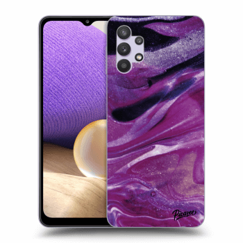 Husă pentru Samsung Galaxy A32 5G A326B - Purple glitter