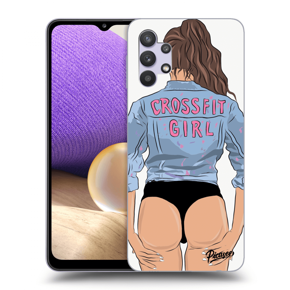Picasee ULTIMATE CASE pentru Samsung Galaxy A32 5G A326B - Crossfit girl - nickynellow