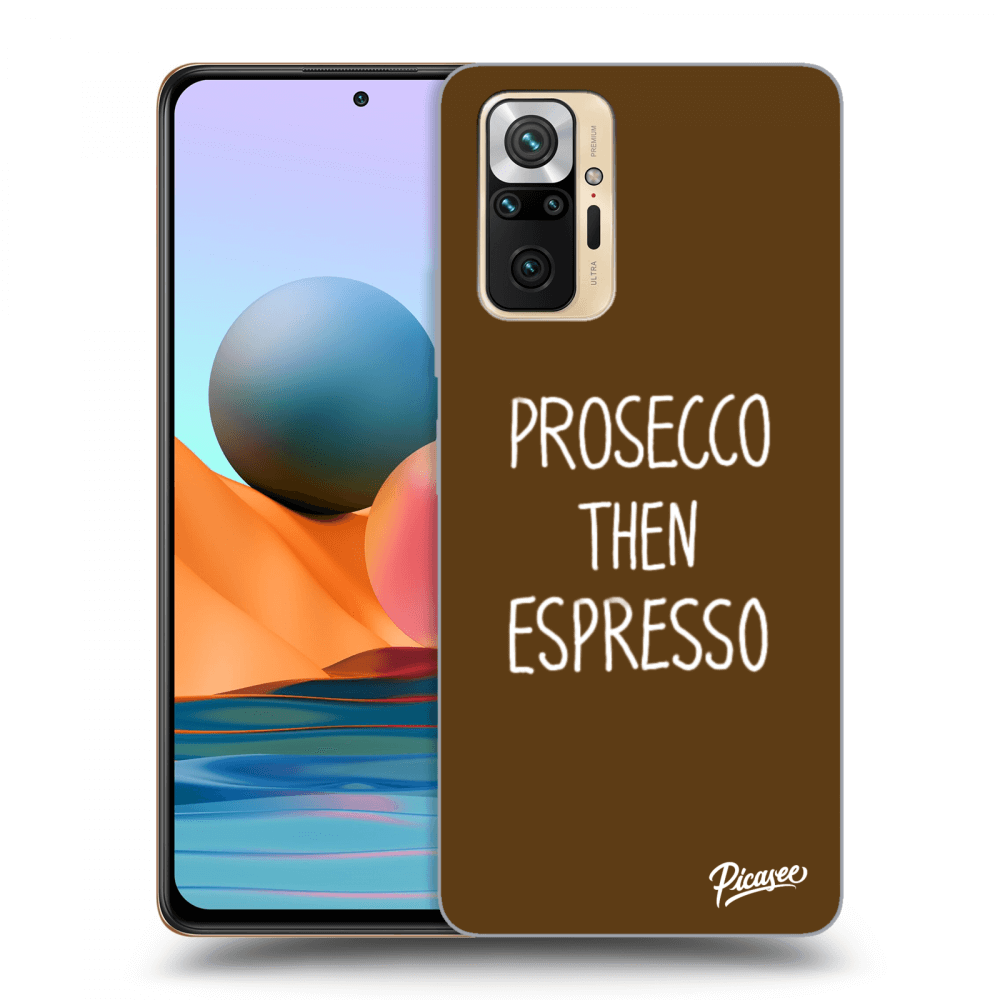 Picasee ULTIMATE CASE pentru Xiaomi Redmi Note 10 Pro - Prosecco then espresso