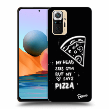 Picasee husă transparentă din silicon pentru Xiaomi Redmi Note 10 Pro - Pizza