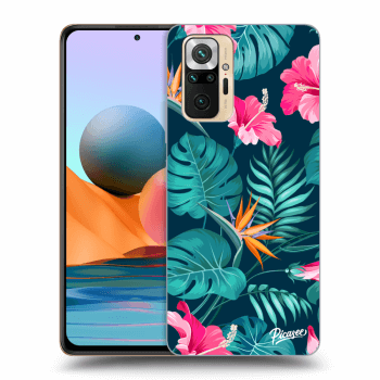 Husă pentru Xiaomi Redmi Note 10 Pro - Pink Monstera