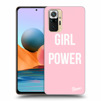 Picasee husă transparentă din silicon pentru Xiaomi Redmi Note 10 Pro - Girl power