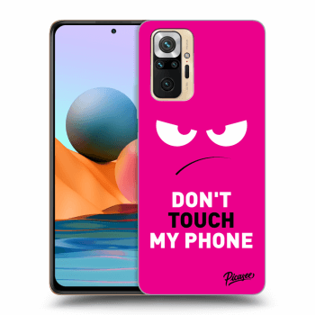 Picasee ULTIMATE CASE pentru Xiaomi Redmi Note 10 Pro - Angry Eyes - Pink