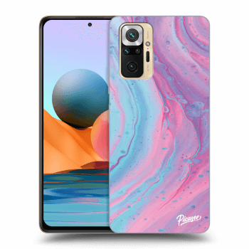 Husă pentru Xiaomi Redmi Note 10 Pro - Pink liquid