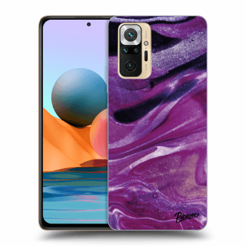 Husă pentru Xiaomi Redmi Note 10 Pro - Purple glitter