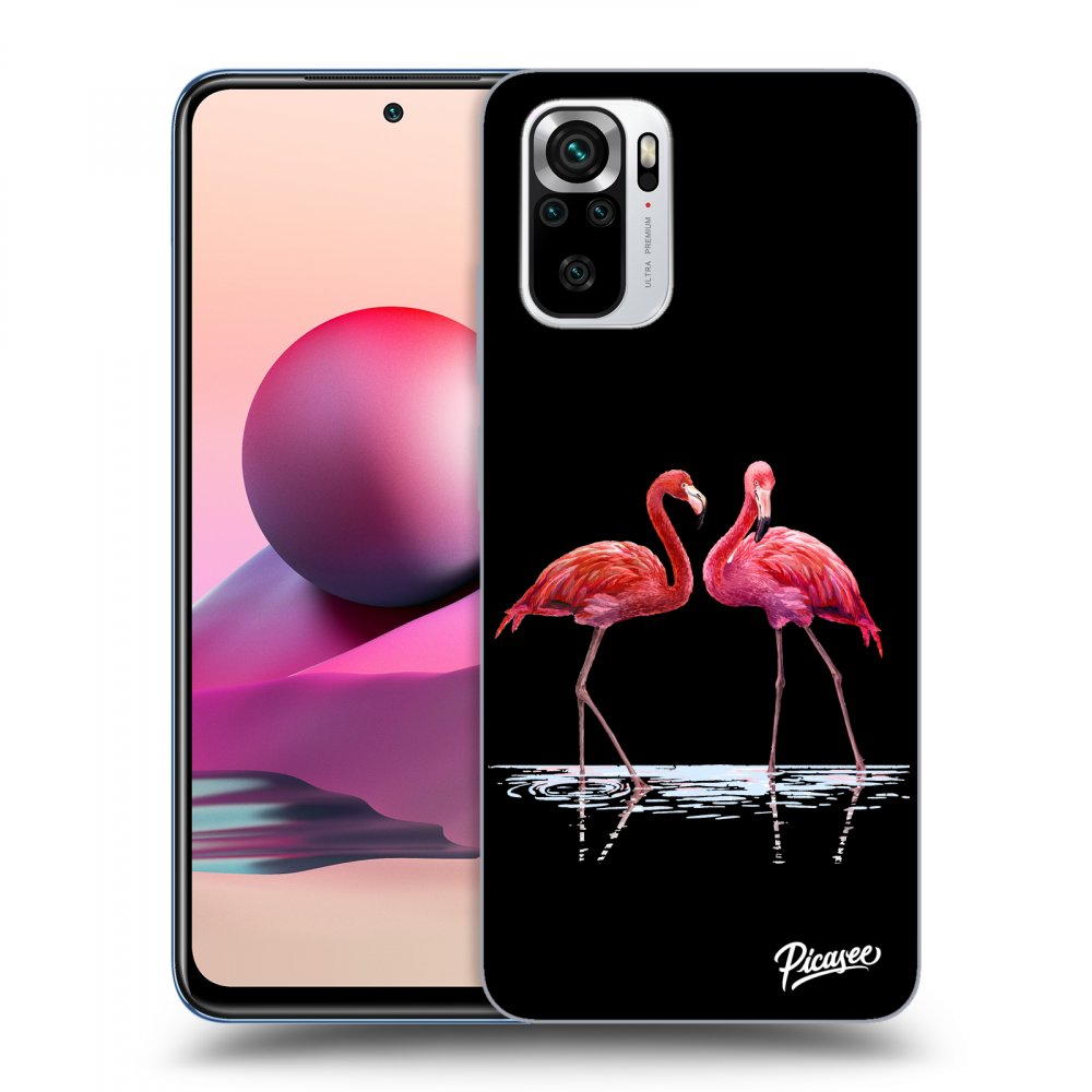 Picasee ULTIMATE CASE pentru Xiaomi Redmi Note 10S - Flamingos couple