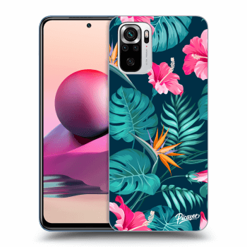 Husă pentru Xiaomi Redmi Note 10S - Pink Monstera