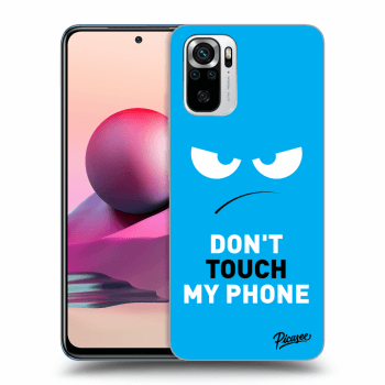 Picasee ULTIMATE CASE pentru Xiaomi Redmi Note 10S - Angry Eyes - Blue