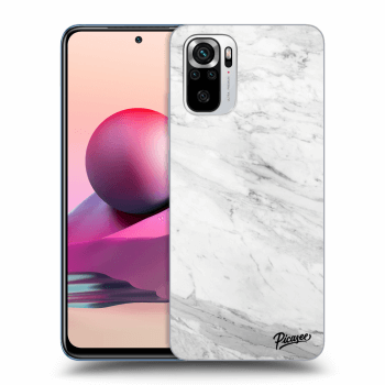Picasee ULTIMATE CASE pentru Xiaomi Redmi Note 10S - White marble