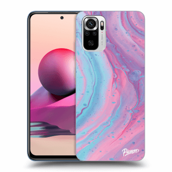 Husă pentru Xiaomi Redmi Note 10S - Pink liquid