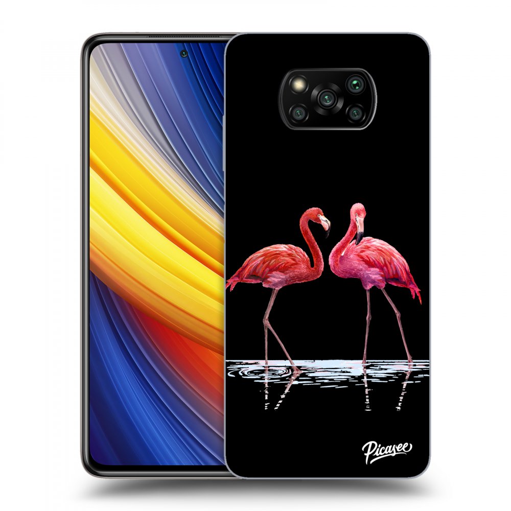 Picasee ULTIMATE CASE pentru Xiaomi Poco X3 Pro - Flamingos couple