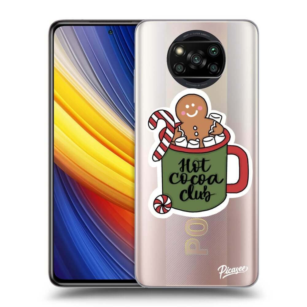 Picasee husă transparentă din silicon pentru Xiaomi Poco X3 Pro - Hot Cocoa Club