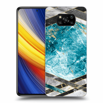 Picasee ULTIMATE CASE pentru Xiaomi Poco X3 Pro - Blue geometry