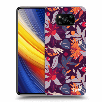 Husă pentru Xiaomi Poco X3 Pro - Purple Leaf