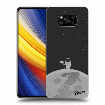 Picasee husă neagră din silicon pentru Xiaomi Poco X3 Pro - Astronaut