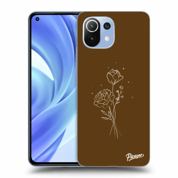 Picasee ULTIMATE CASE pentru Xiaomi Mi 11 - Brown flowers